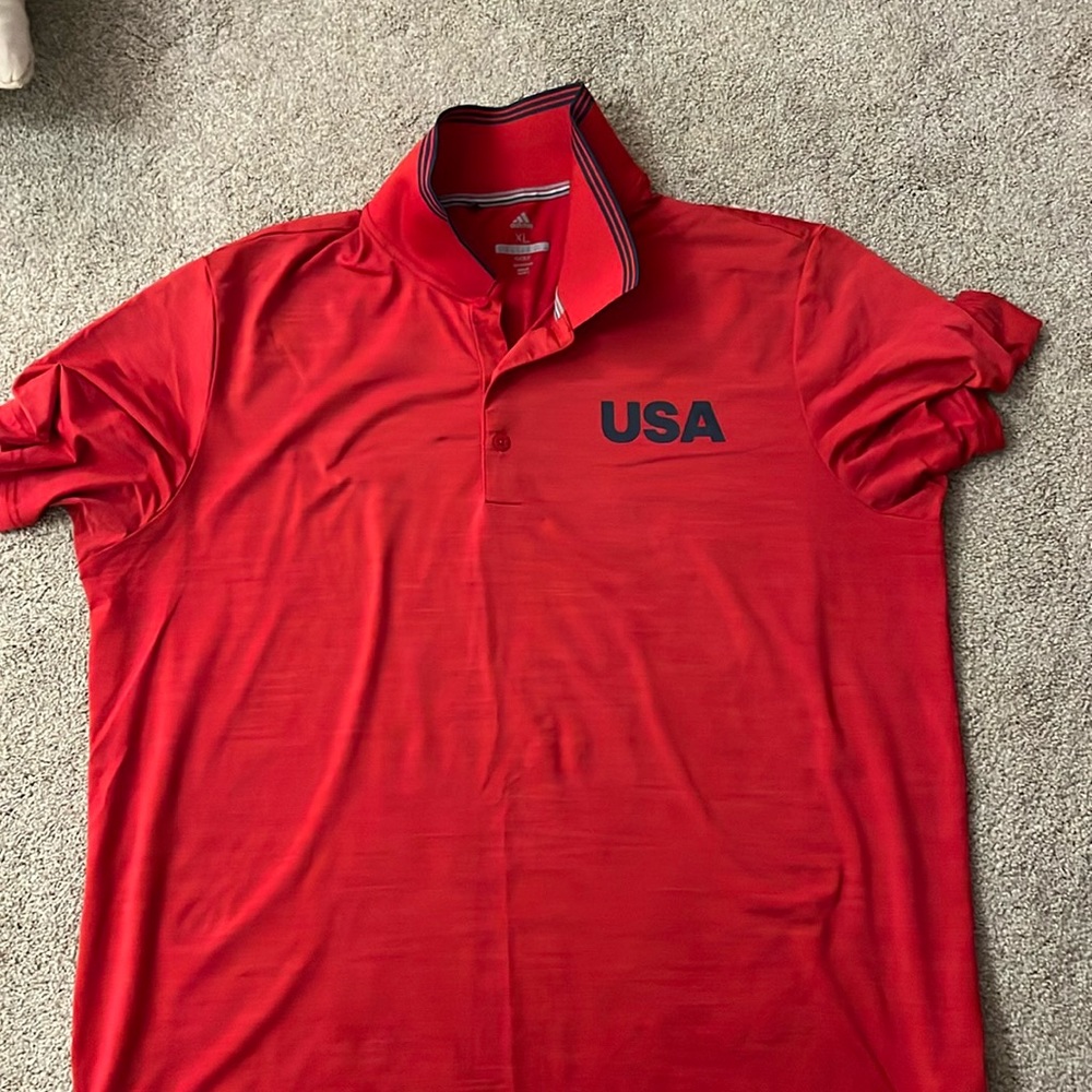 USA Adidas Golf Polo